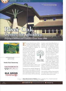 Comstock's "Capital Region Cares" spread on River Oak Center for Children
